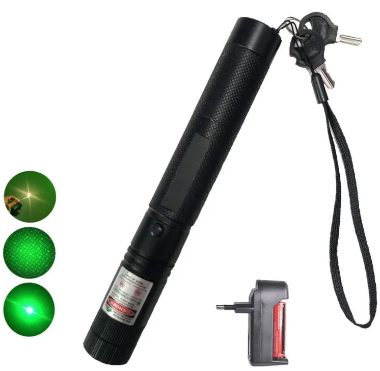 

Hunting 532 nm 50-100mw Green Laser Sight Laser 303 Pointer High Powerful Device Adjustable Focus Lazer Lasers pen Head Burning