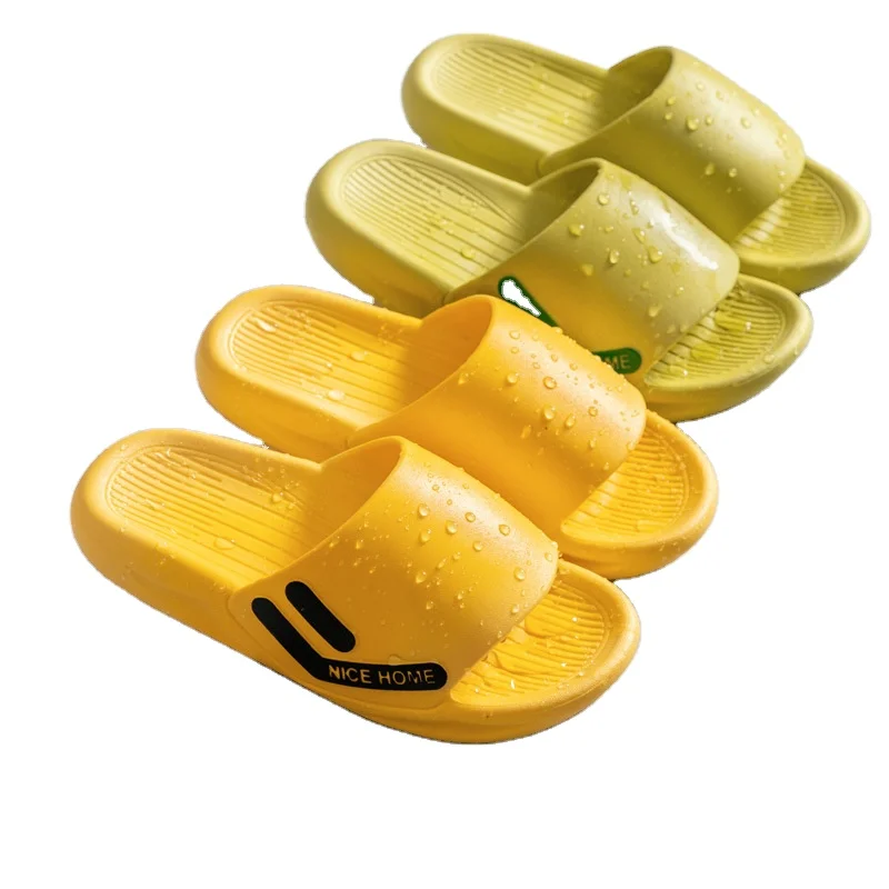

2021 New Style Solid Color Home Thick-Soled Yeezy Slippers Woman'S Yeezy Wholesale Fur Slippers