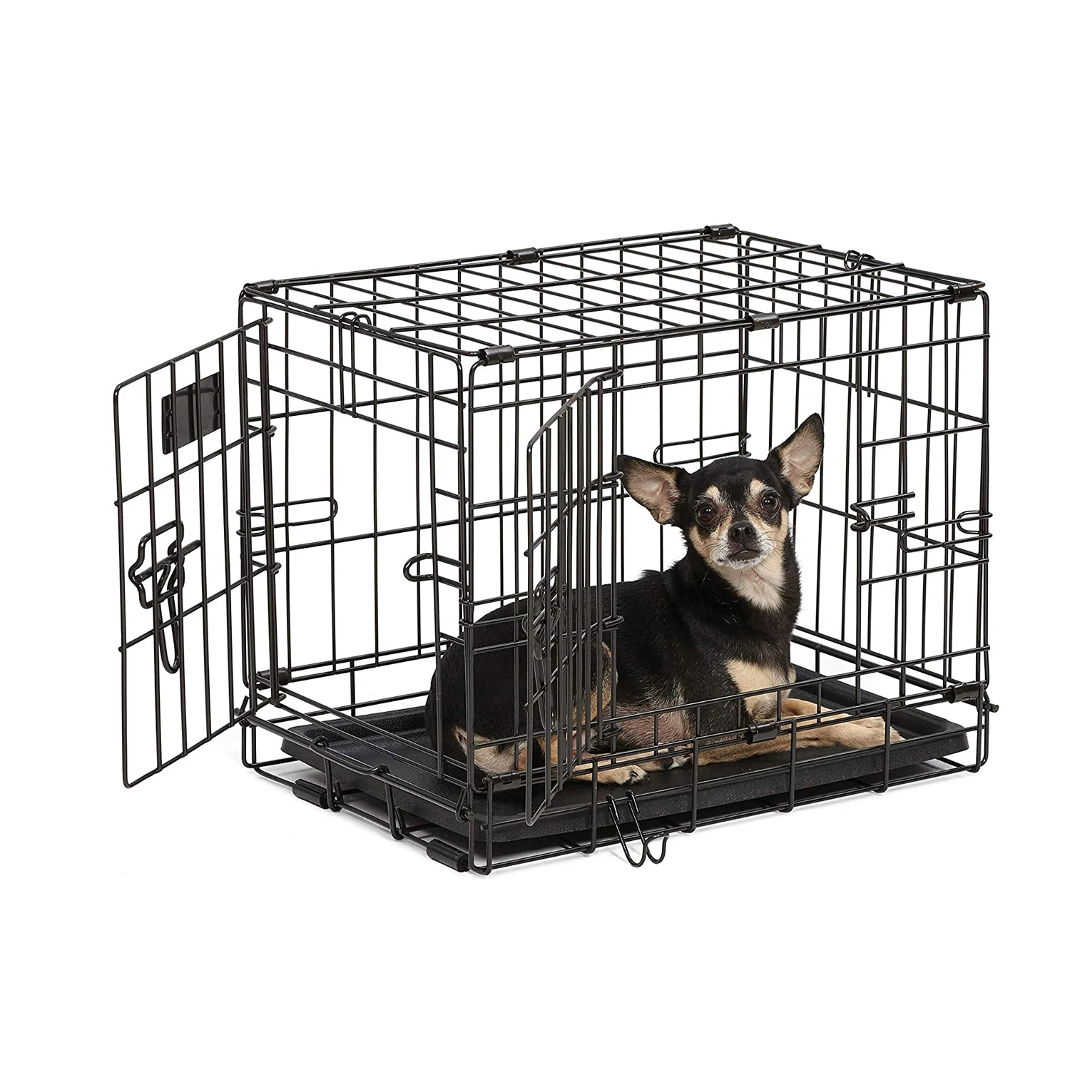

High Quality Indoor Outdoor Pet Cages Large Metal Mesh Wire Dog Cage, Black/blue/pink