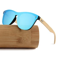 

2019 China manufacturers wooden sunglasses black square frame bamboo lentes de sol