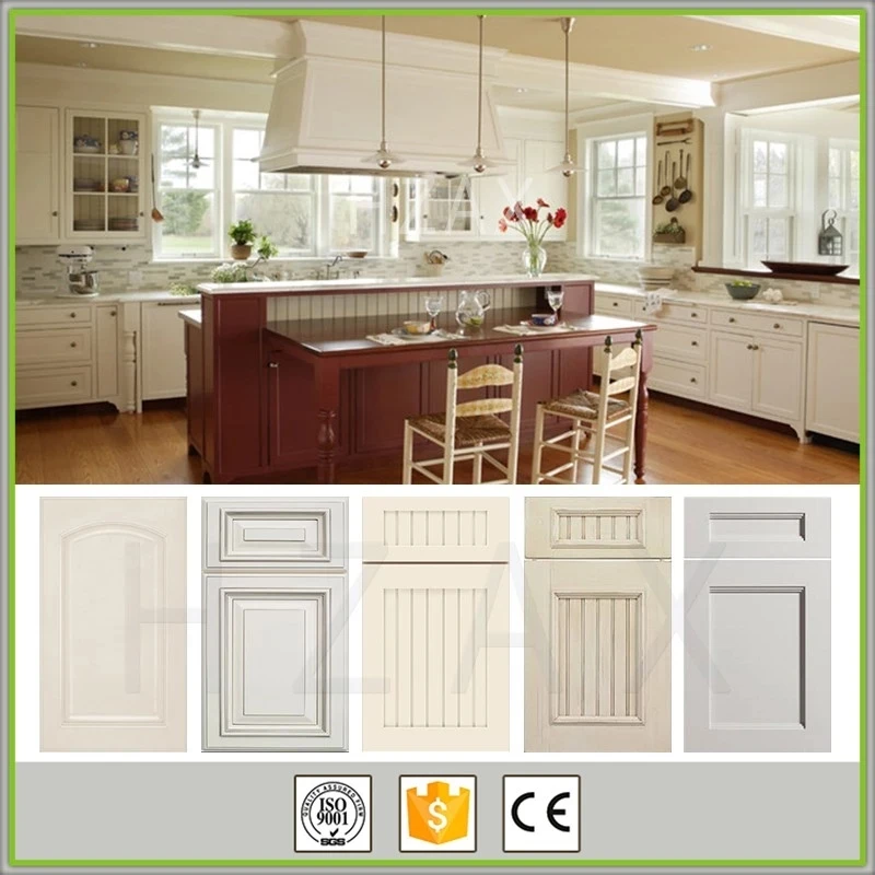 2021 New Style White Painted Shaker Solid Wood Kitchen Cabinets from China