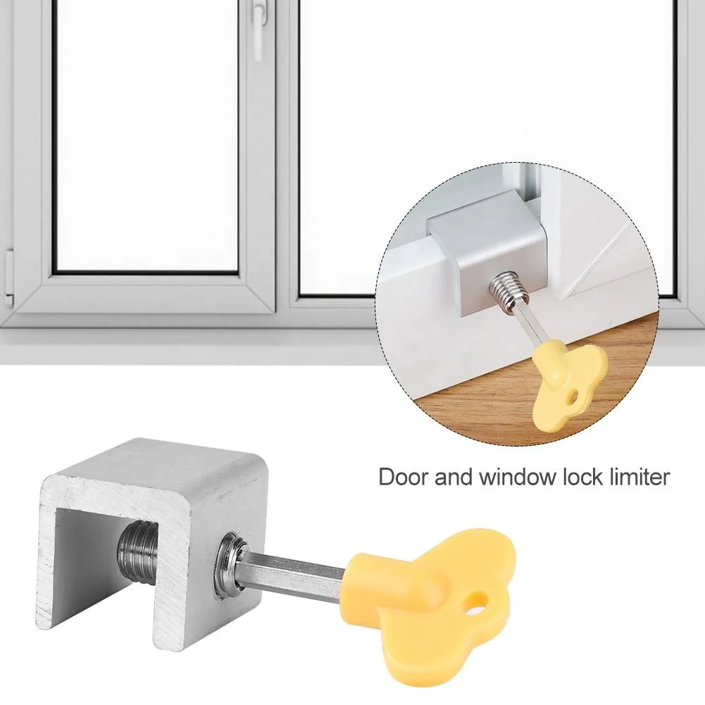 Adjustable Sliding Window Locks Stop Security Home Office Safety Lock