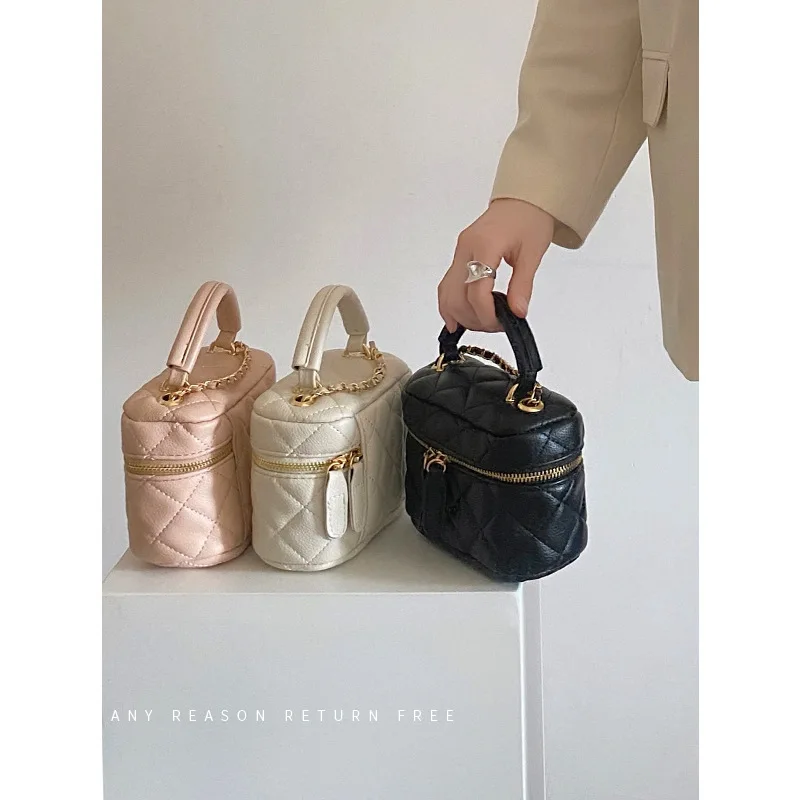 

Branded Bags Summer 2023 Mini Rhombic Chain Bag Shoulder Messenger Lipstick Bag Sac A Main Femme