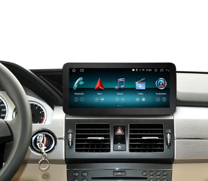 

Android Screen Full Touch GPS Navi WIFI 4G BT Carplay Auto Car Radio For Mercedes GLK X204 2008-2015