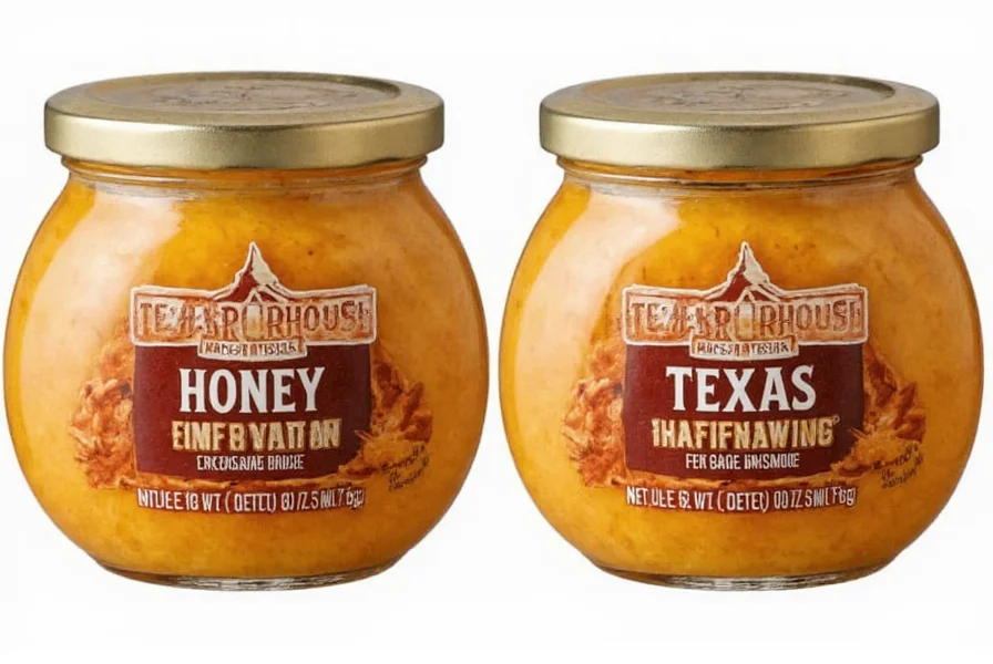 Texas Roadhouse Honey Cinnamon Butter bottle on Walmart shelf