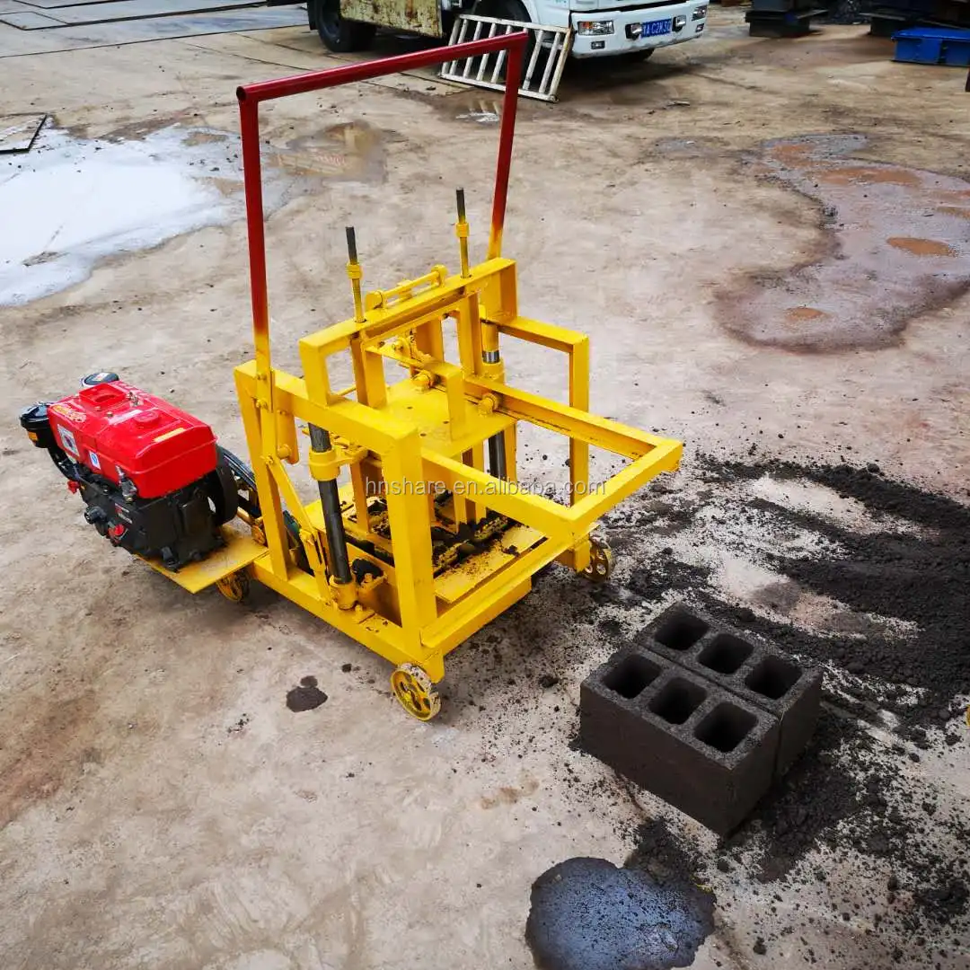 Concrete Block Making Machine Price Manual Hollow Cement Brick Maker