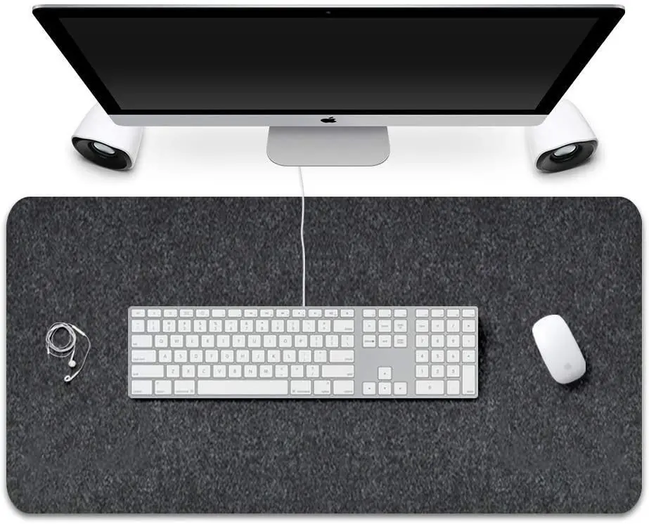 

Accept customized large felt office desk pad desk mat