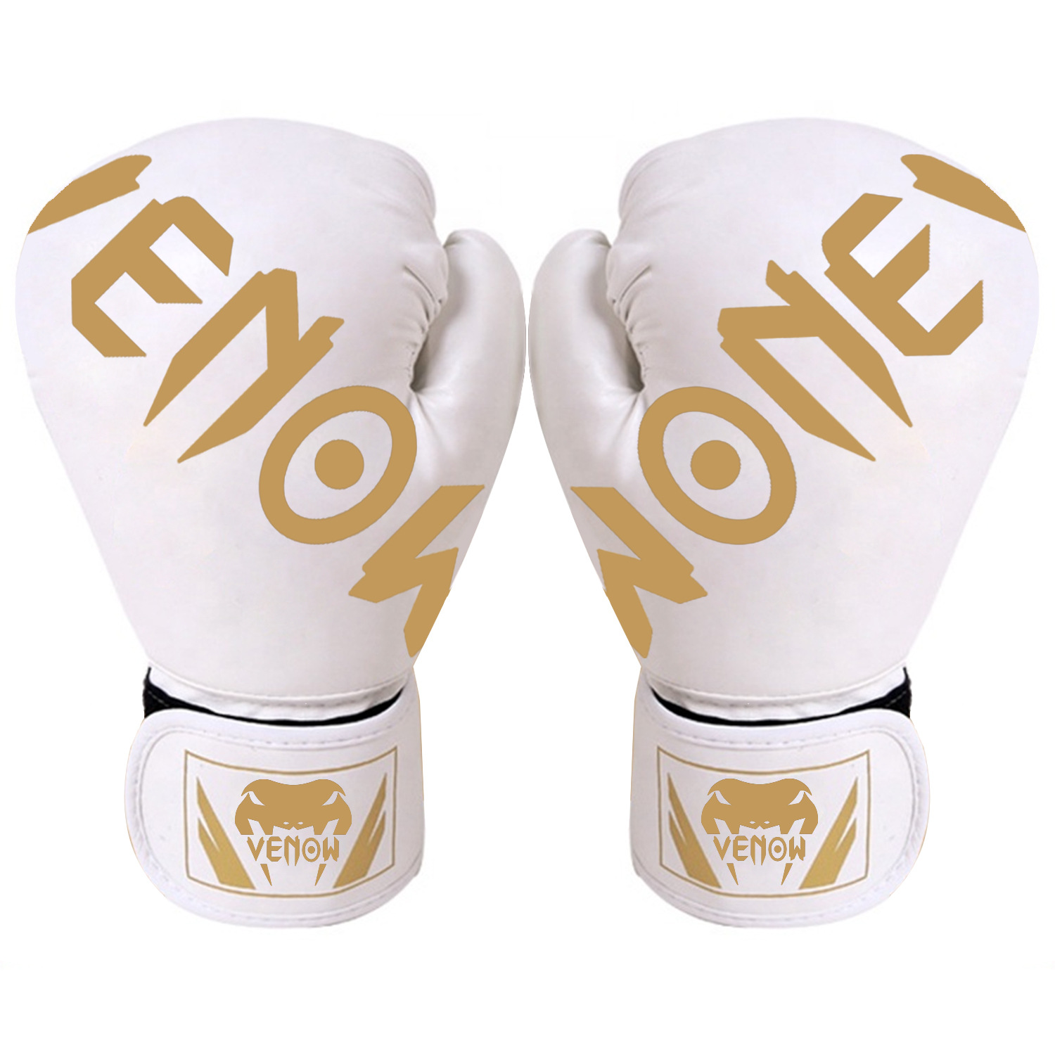 

High Quality 10oz Sporting Man Kick Leather Winning Training Box Gloves, Colorful