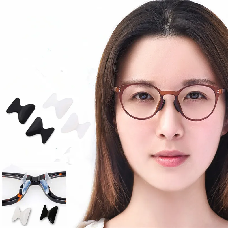 

Silicone Non-Slip Adhesive Butterfly Nose Pads for Reading Glasses Sunglasses Spectacles