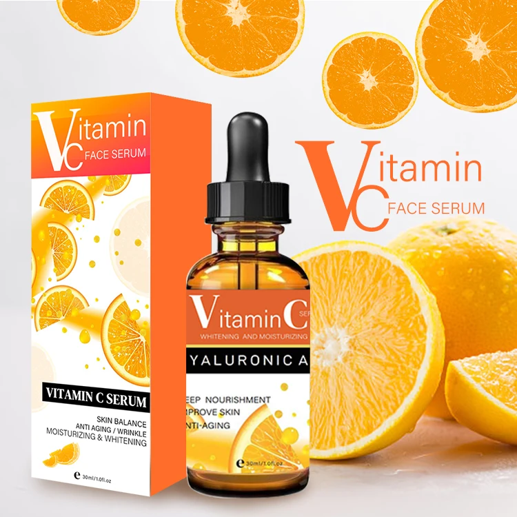 

Fast Delivery Organic Hydrating Moisturizing Serum Face Whitening Anti Aging Vitamin C Serum