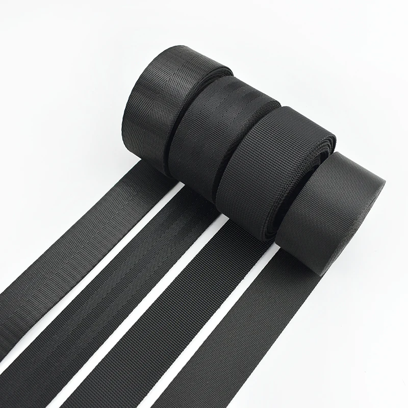 

Deepeel RD109 3.8cm Clothing Sewing Accessories Bag Decorative Parts Black Backpack Strap Nylon Webbing