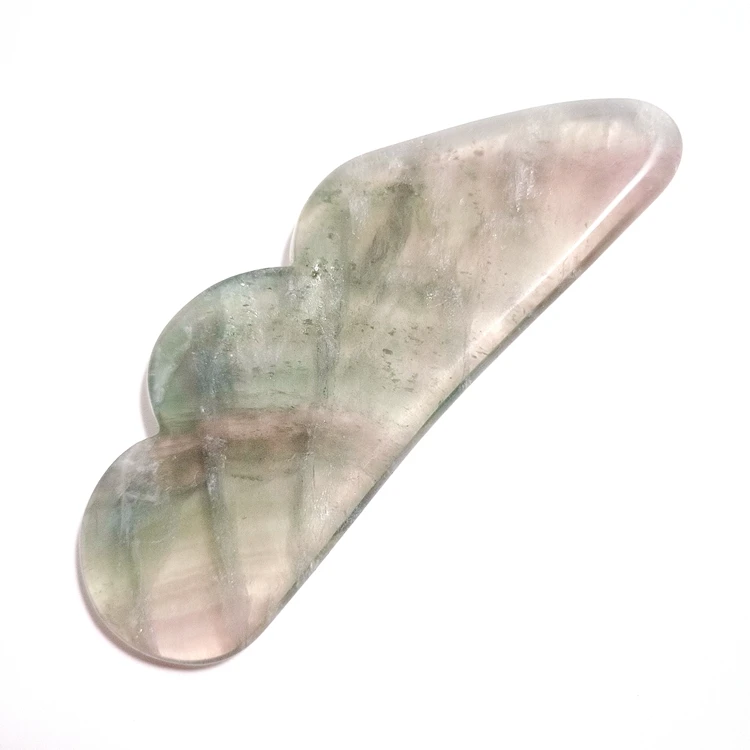 

2020 beauty and personal care fluorite stone guasha lifting scraper shape gua sha board