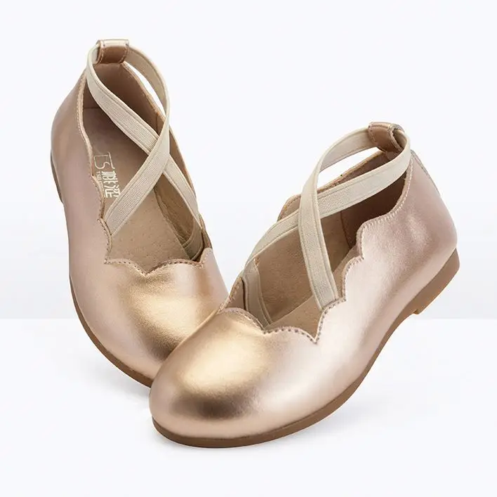 

wholesale children leather ballet outdoor walking shoes kid comfortable fashion shoes for girls, Silver,gold or customize