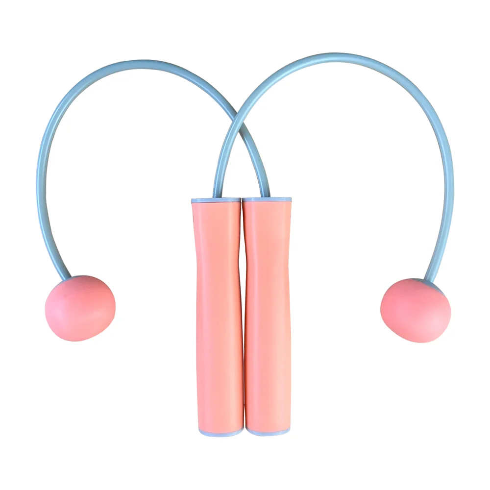 

Easily carry blue orange pink fitness exercise jump ropes cordless skipping rope, Blue&grey&pink