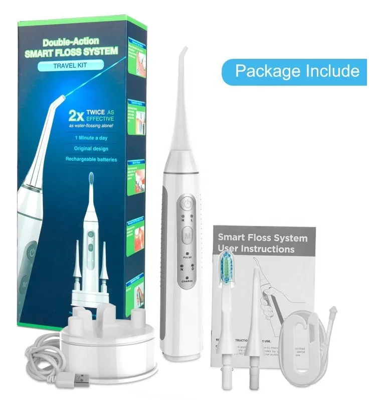 

Oral care dental water flosser jets with toothbrush
