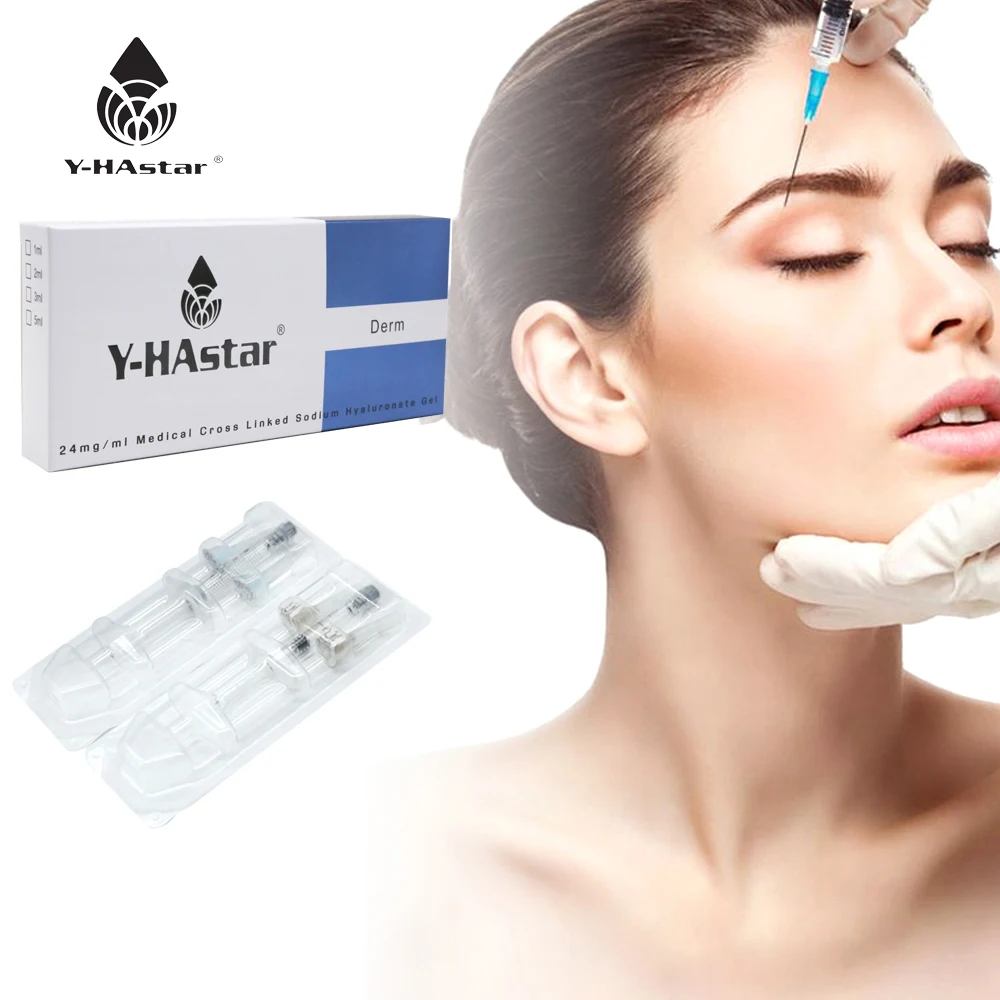 

Derm 2ml Hyaluronic Acid Buy Injectable Dermal Fillers for face