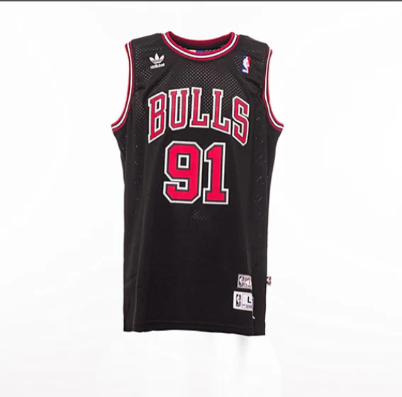 

High Quality USA Basketball Team Bulls Pippen stitched Jersey Black Rodman Basketball Embroidery Jersey, As website show