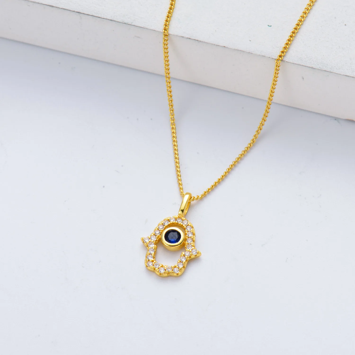 

dainty necklace 925 sterling silver women gold plated jewelry