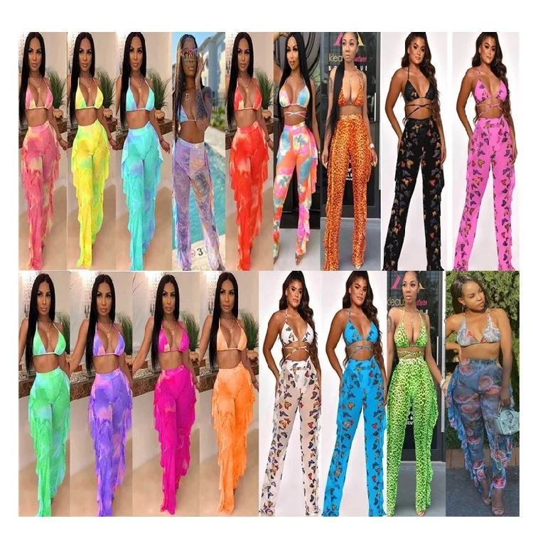 

AOMEI Tassel Fashion Insiemi delle donne Women Two Piece Set Clothing Two Piece Pants Set