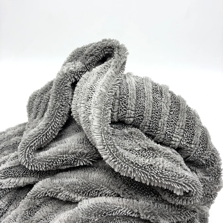 

50*80 cm microfiber dual layers hybrid drying towel quick dry, Grey, black, yellow, orange, green , etc