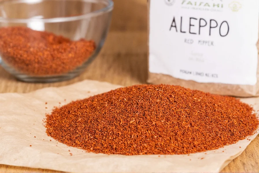 Chart showing spice substitutes including aleppo alternatives