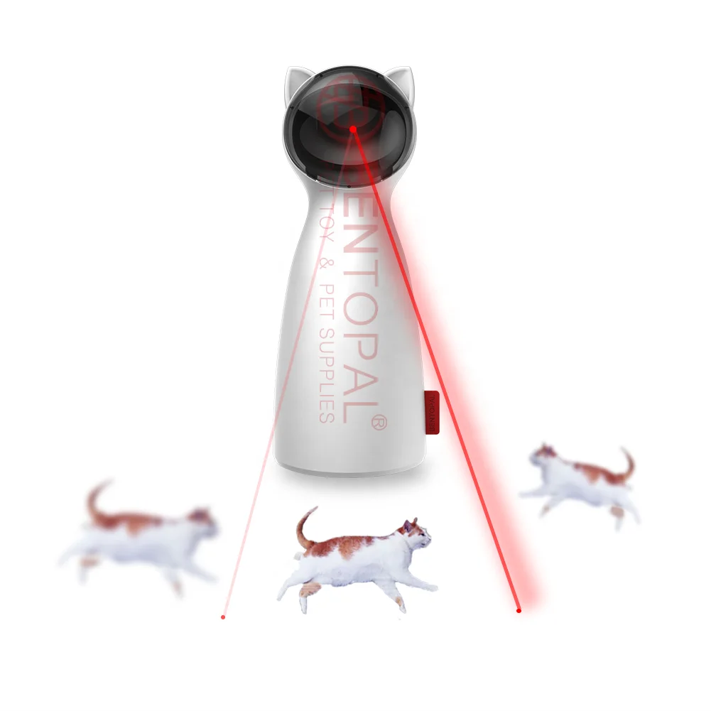 
Fashion Automatic Rotating Pet Cat Interactive Laser Toy Electric Cat Teaser Toy 
