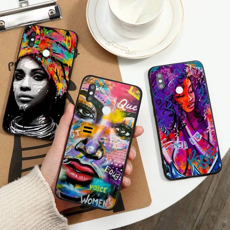 

Aesthetic girl art beautiful Phone Case For Xiaomi redmi 9 9a 8 8a note 10 9 9s 8 8t 7 mi 9 9t 10 pro max funda