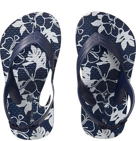 
Children Rubber Slippers Custom Printed Flip Flops 