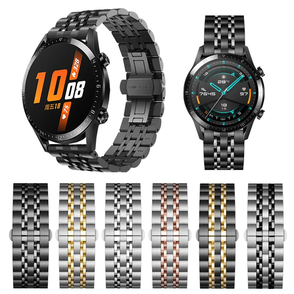 Gt2e Wrist Band Stainless Steel Watchband For Huawei Watch Gt 2e 46mm Classic  Metal Strap Bracelet Smartwatch Accessories - Watchbands - AliExpress