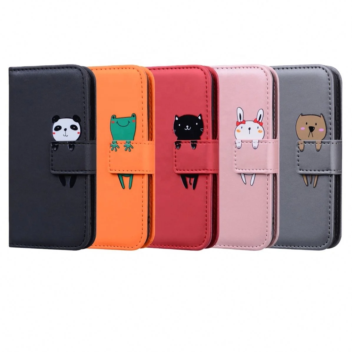 

In Stock Back Cover Case For Huawei P40 Tpu Cute Carton Leather Phone P40/Pro/Lite, 5 colors