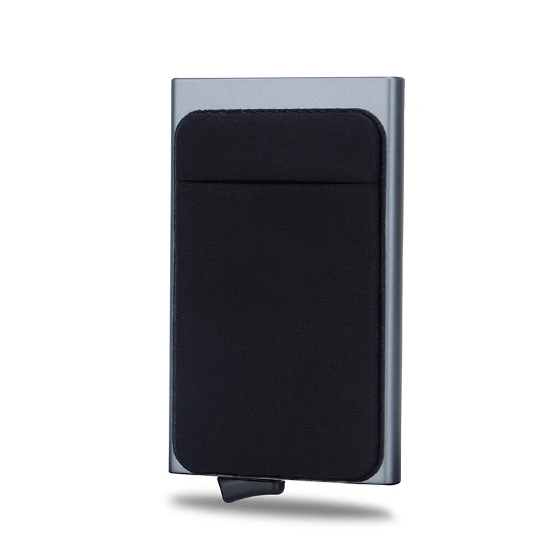 

Aluminum Wallet Men Rfid Aluminium case pop up Credit Card Holder