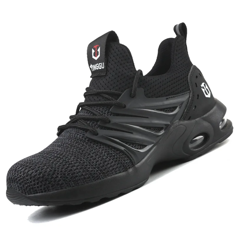 

Trendy And Fashionable Men's Shoes Lightweight Sports Steel Toe Anti-smash And Anti-puncture Safety Shoes
