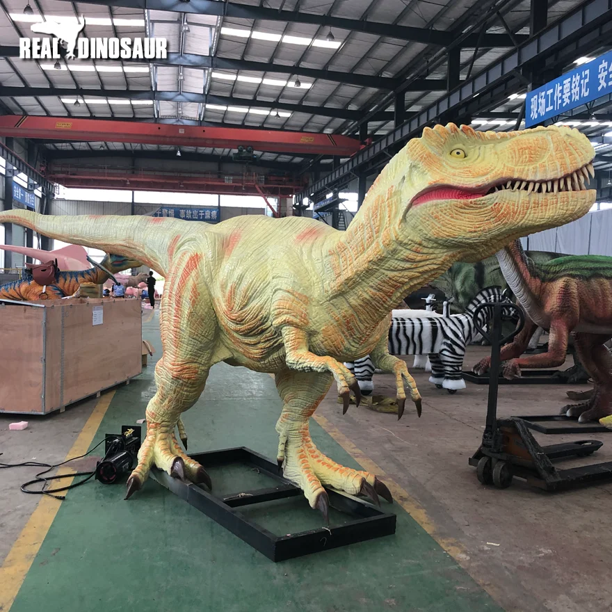

RAD-126 Hot Sale Jurassic Park Vivid Animatronic Dinosaur Model, Yellow