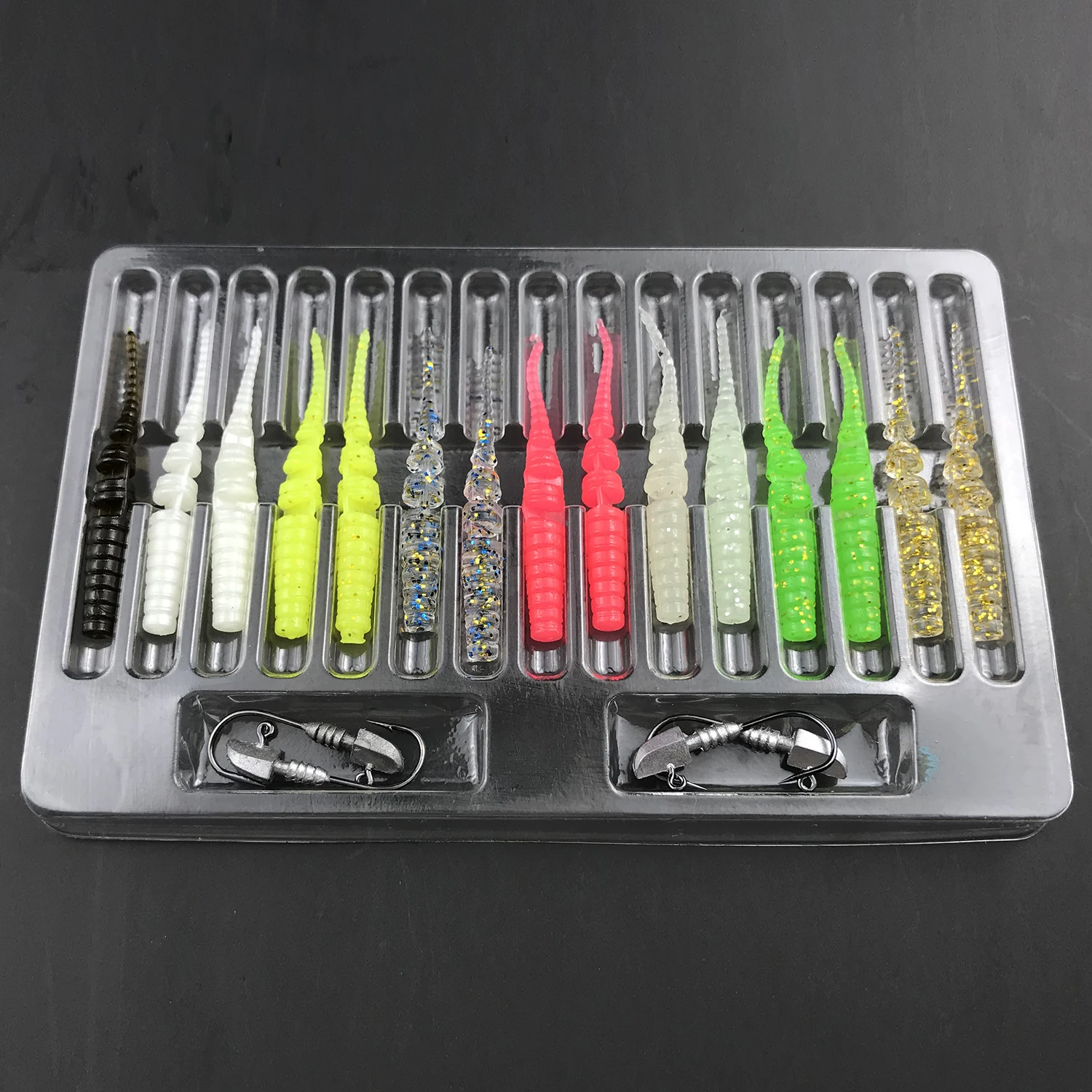 

Fishing Lure Soft Lure Shad Silicone Baits Wobblers Swimbait Artificial leurre souple fishing tackle set, Mix color