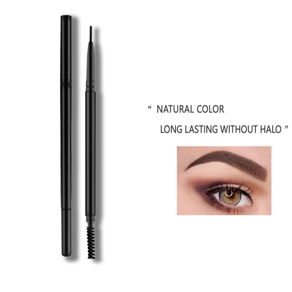 

Custom Logo 6color Eyebrow Pencil Private Label 1.5mm Ultra-thin Bulk Double-headed Waterproof Sweat-proof Free Shipping Makeup
