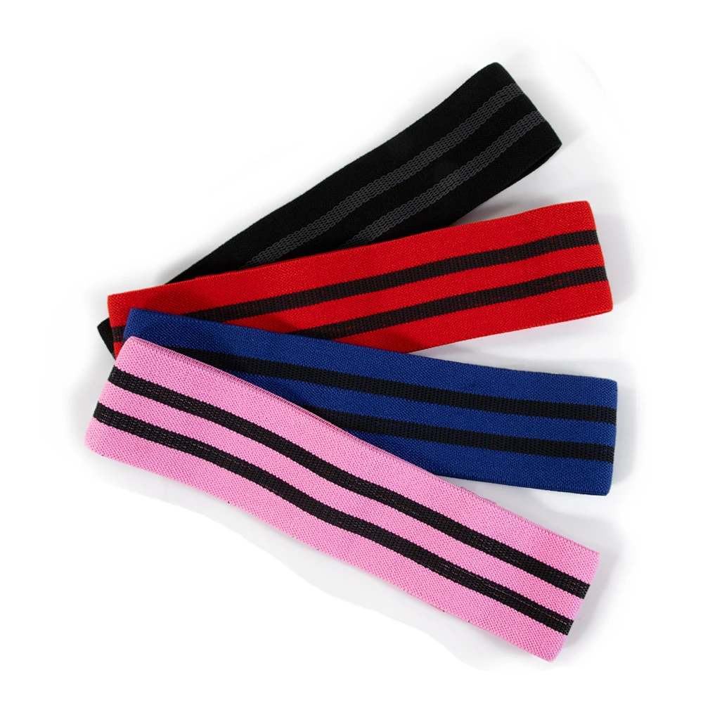 

Non Slip Elastic Fabric Workout Bands Custom Resistance Bands For Legs And Butt, Customized color