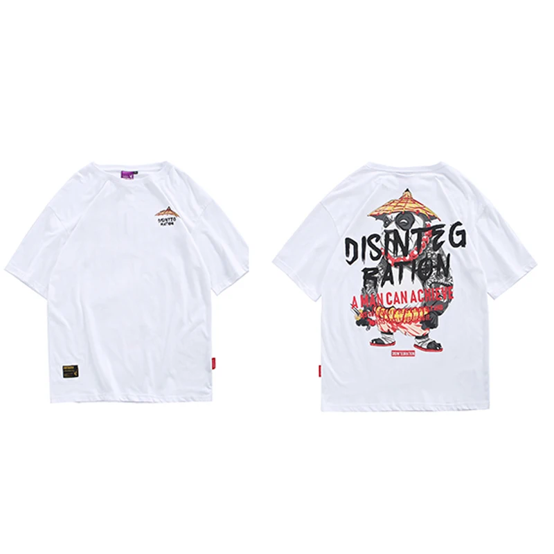 HFNF Harajuku hip hop men's/womens T-shirt printing round neck casual T-shirt males/females cotton short-sleeved trend T-shirt