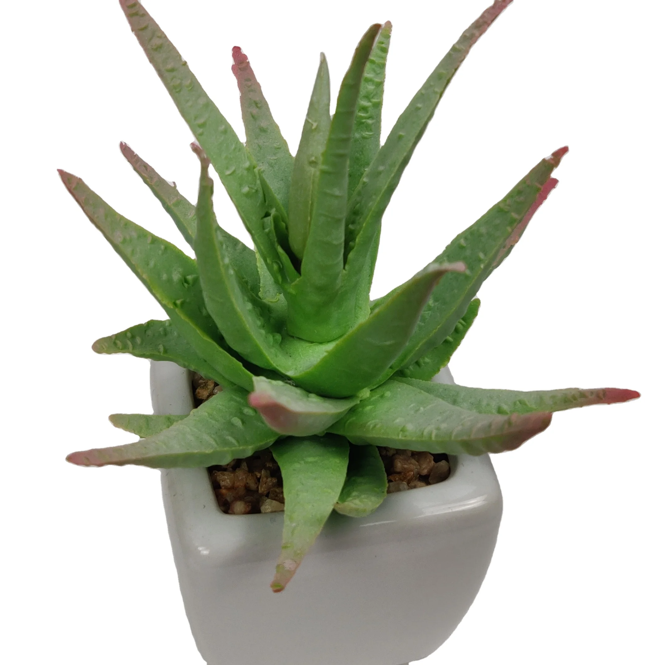 

Wholesale Artificial Real Touch Succulent Plants Artificial Soft Plastic Succulents, As shown