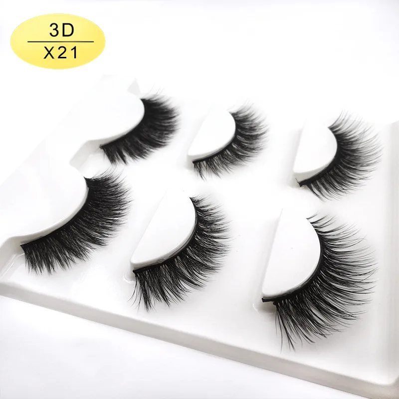 

3D Faux Mink Lashes False Eyelashes With Box Packaging custom packaging box