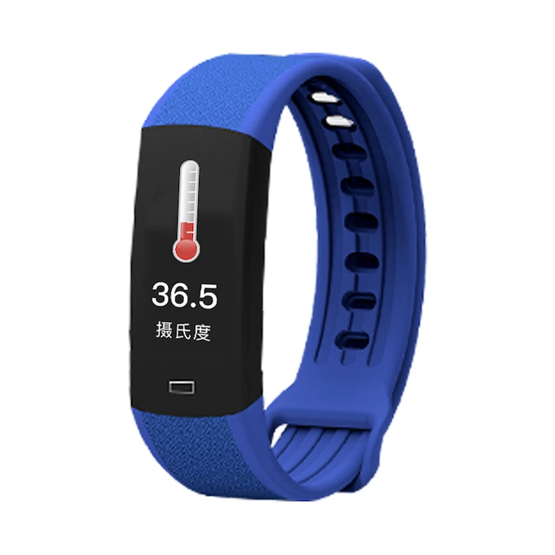 

Newest Smart Band B6w 0.96 Inch Body Temperature Watch Weather Temperature Hr Bp Spo2 Fitness Tracker Thermometer Smart Watch