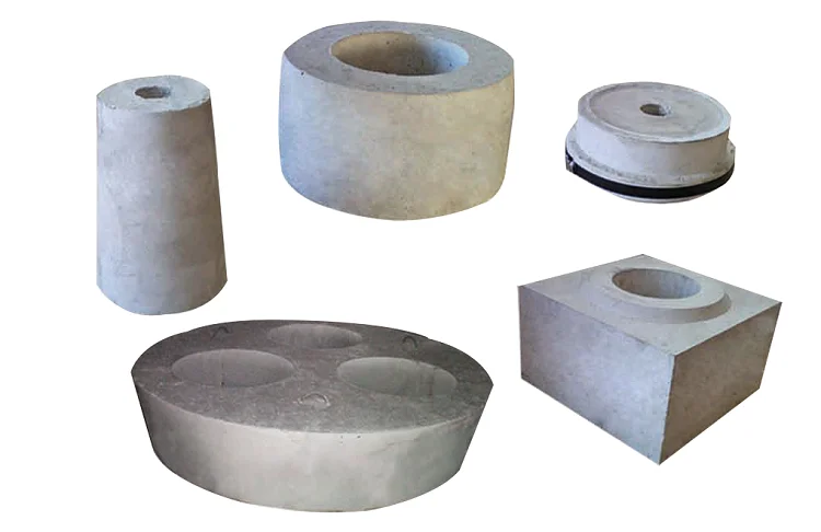 High Purity Material Reduced Conversion Cost Steel Ladle nozzle Well Block