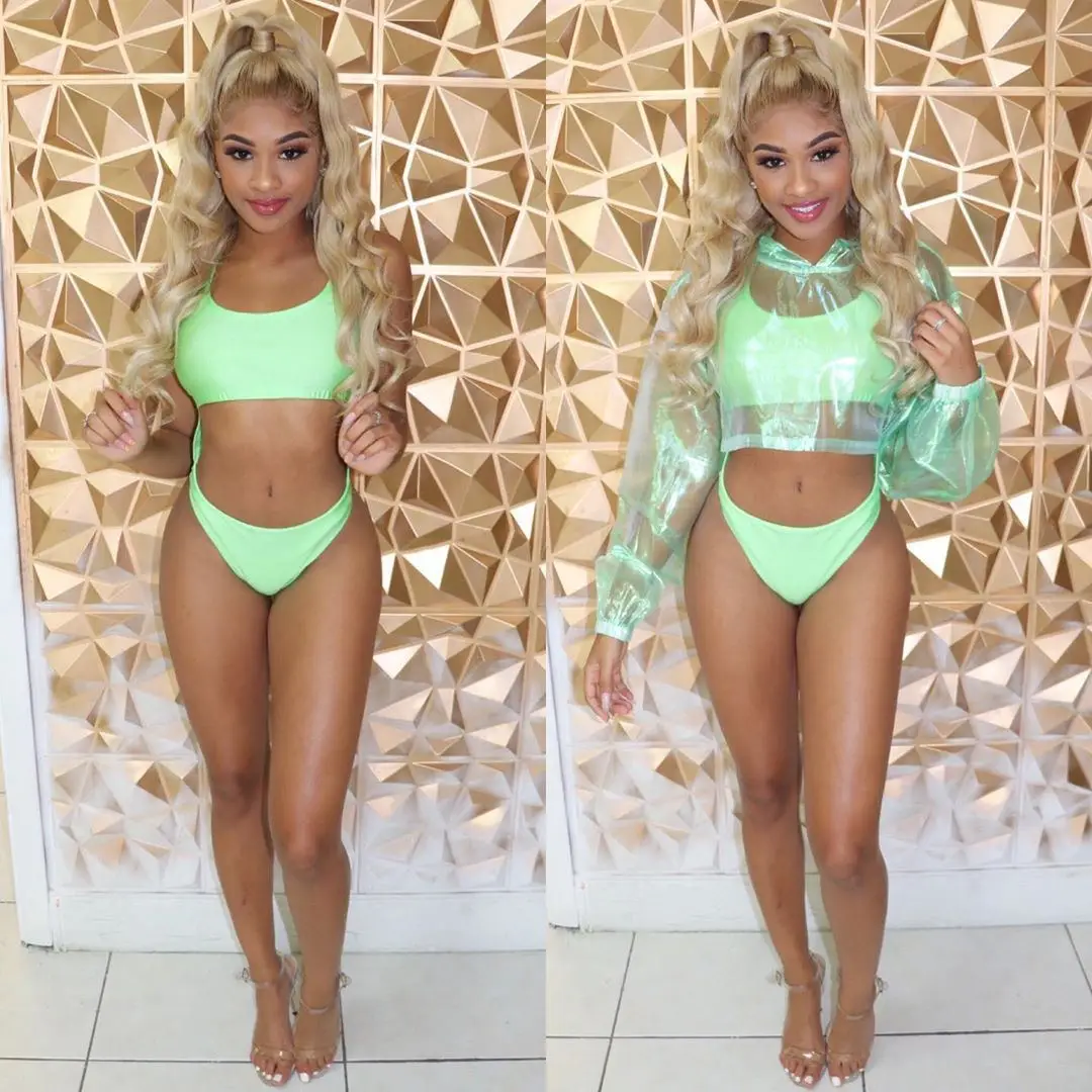 

2021 Women Clothing Sexy Two Piece Set Seaside Beach Women Clothing Summer, Picture color