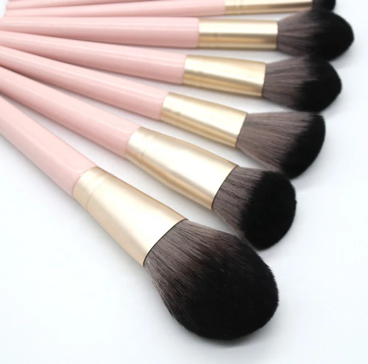 

2021 Nice Quality 12pcs Makeup Brush Set Synthetic Hair Eyeshadow Brush Private Logo Makeup Brush Set, As pics