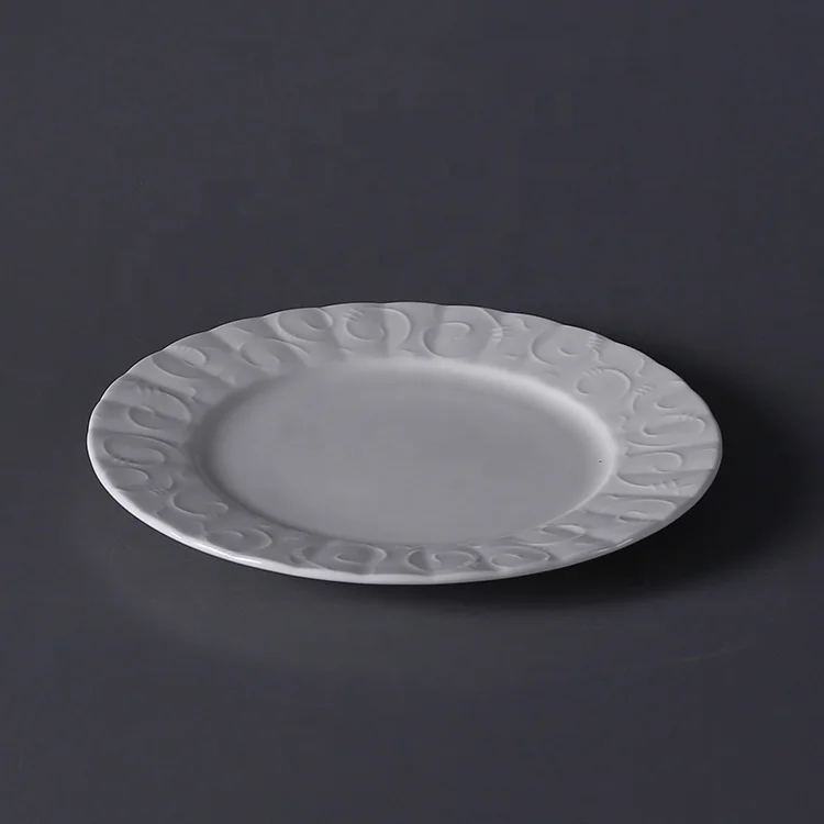 bone china white plates
