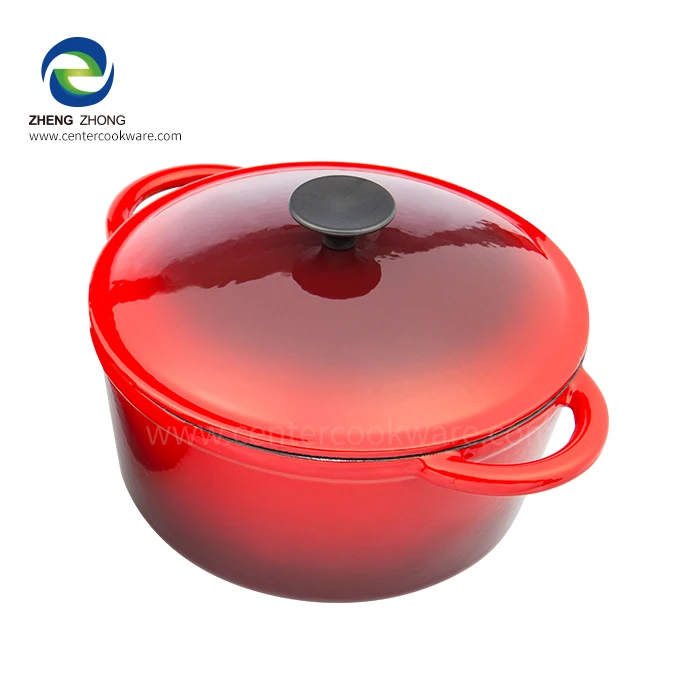 

Hot Sale Manufacture Enamel Cast Iron Dutch Oven/Pot/Casserole cooking pot