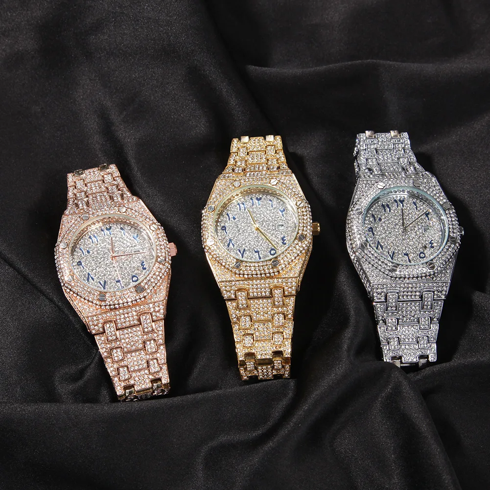 

Hip Hop Luxury Design Iced Out Full Zircon Watch for Men