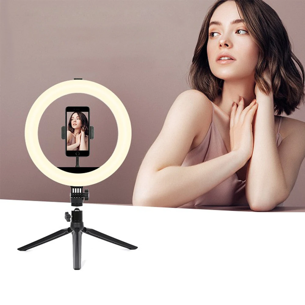 

Soft Light Remote Control LED Ring Light Beauty Fill Light For women hand bags