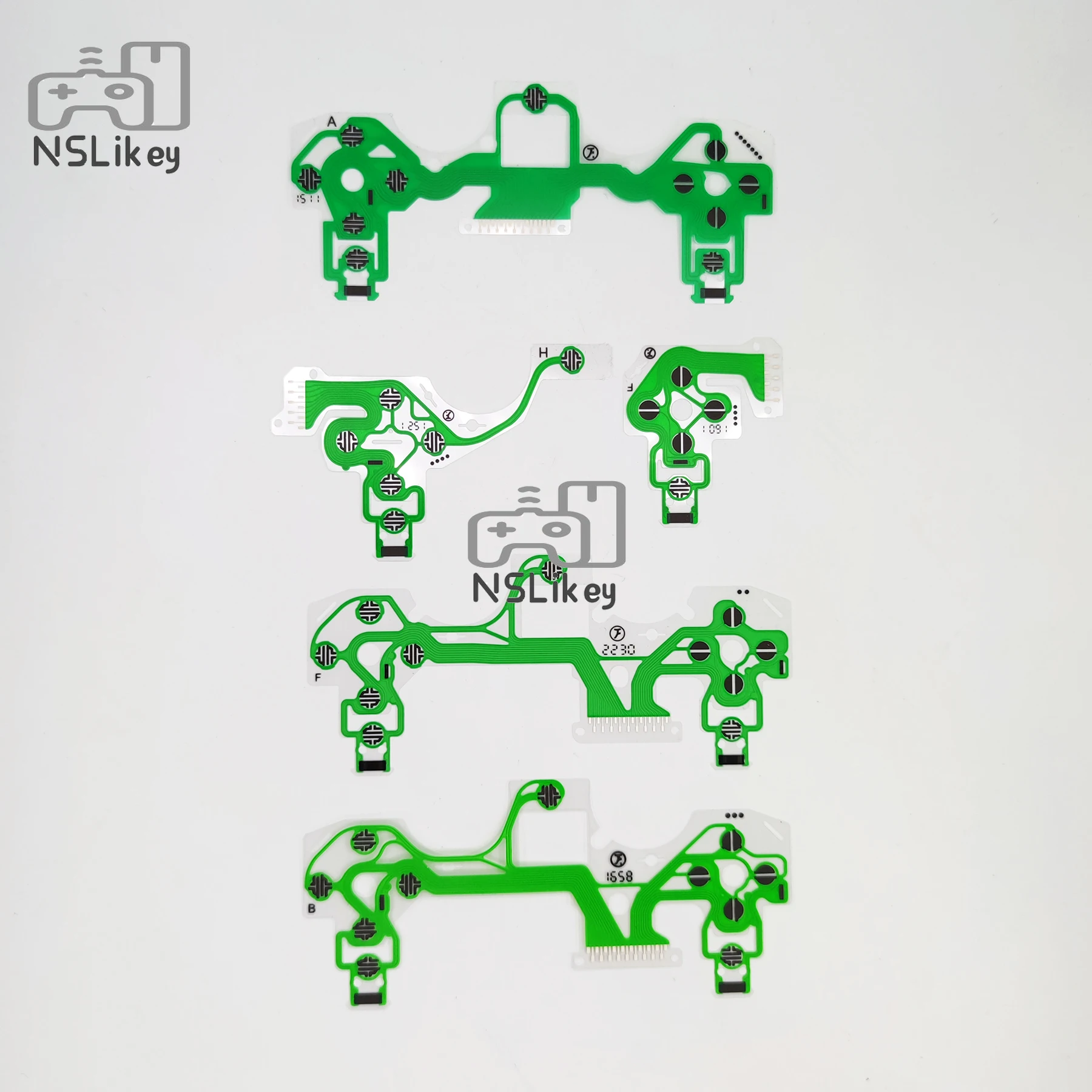 NSLikey Circuit Board Ribbon Cable for PS4 Controller JDS-001 JDS-030 JDS-040 JDS-050 Conductive Film