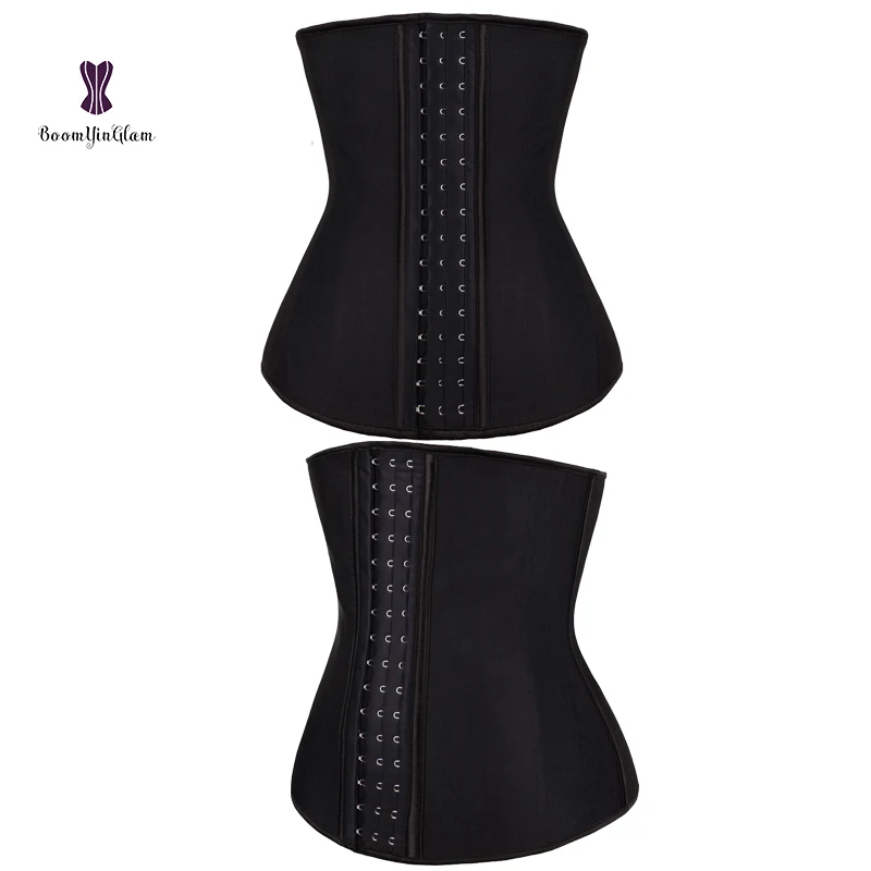 

custom logo long torso underbust waist cincher Latex Waist Trainer Corsets Weight Loss sports Body Shaper