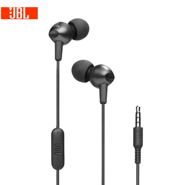 

Original Dropshipping fone de ouvido JBL C200SI Stereo Audifonos In-ear Wired Earphone with Microphone Headphones Earbuds